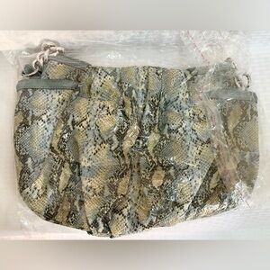 Snakeskin Patterned Women's Bag